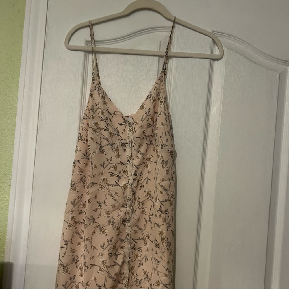 Lucca Floral Spaghetti Strap Dress midi